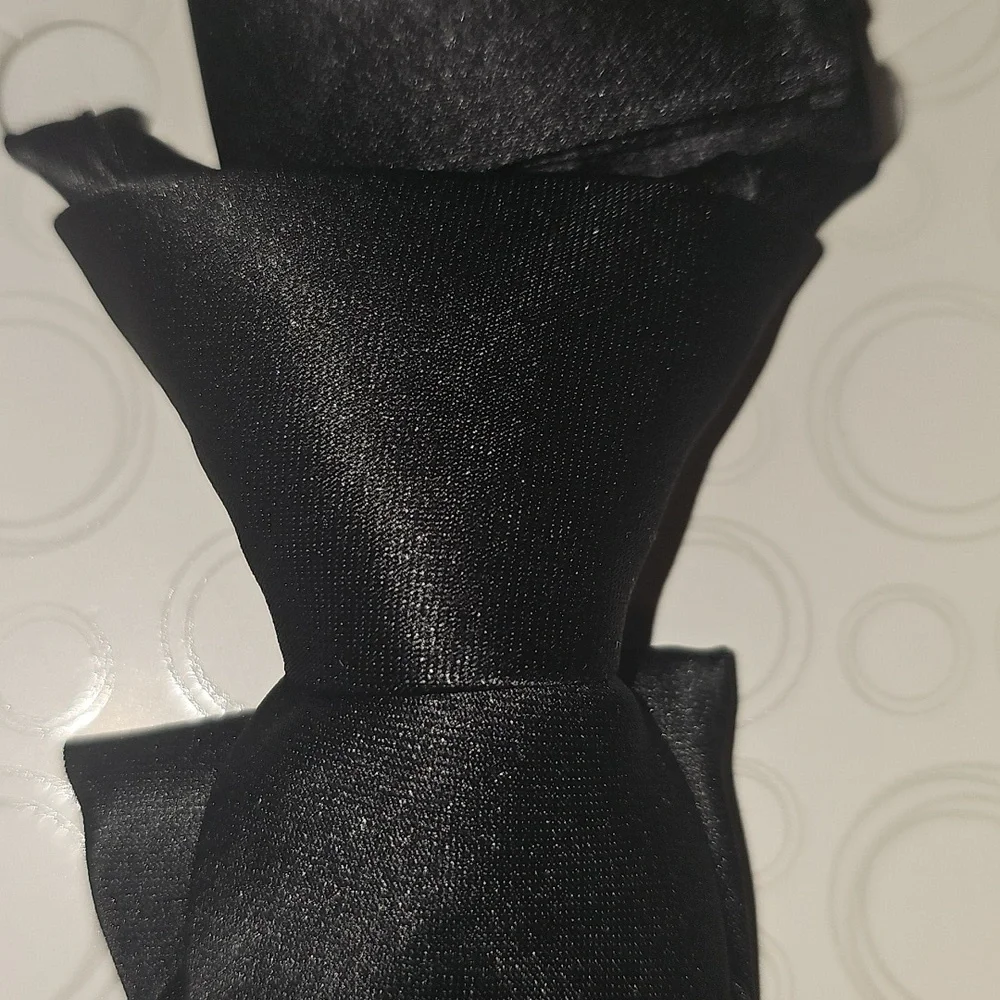 Wonder Nation Boys Zip Necktie and Pocket Square Set 2-Piece, Black New